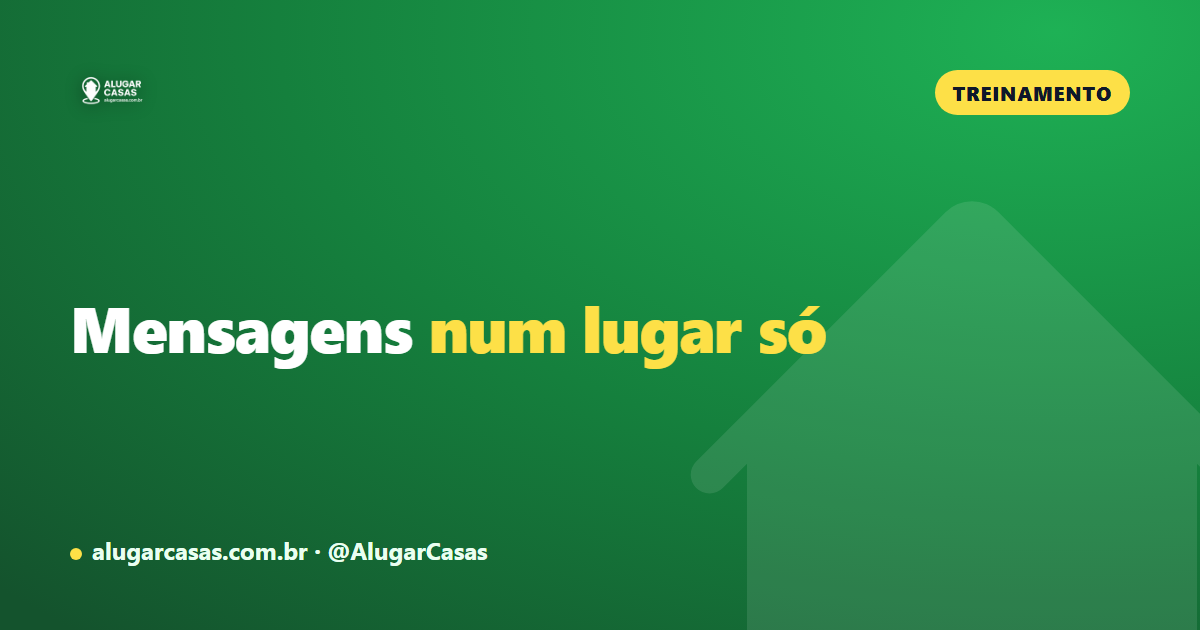 Inbox de mensagens para corretor: todos os contatos num lugar só