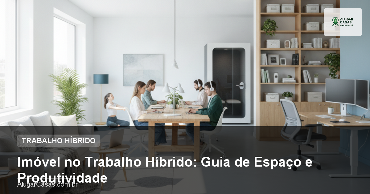 Imóvel no Trabalho Híbrido: Guia de Espaço e Produtividade